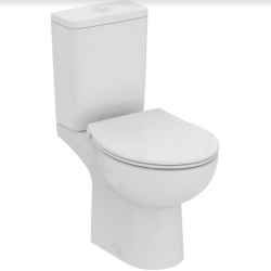 Λεκάνη Πορσελάνης Ideal Standard Eurovit και W007301 Rimless Λευκή Οριζόντιας Αποχέτευσης 